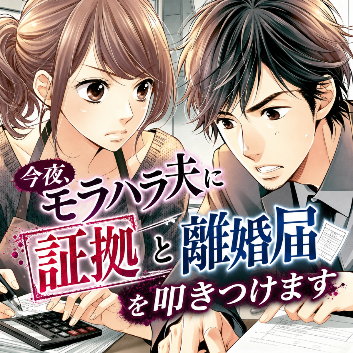 今夜、モラハラ夫に証拠と離婚届を叩きつけます thumbnail